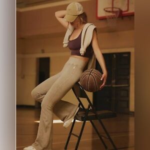 FP Movement Good Karma Flare Leggings XS Khaki